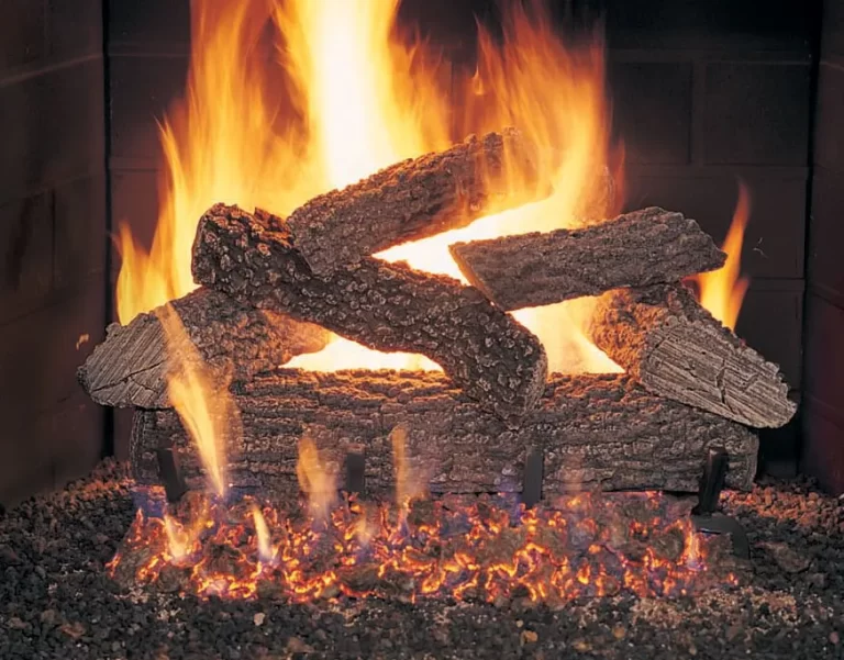 round mountain vented gas logs